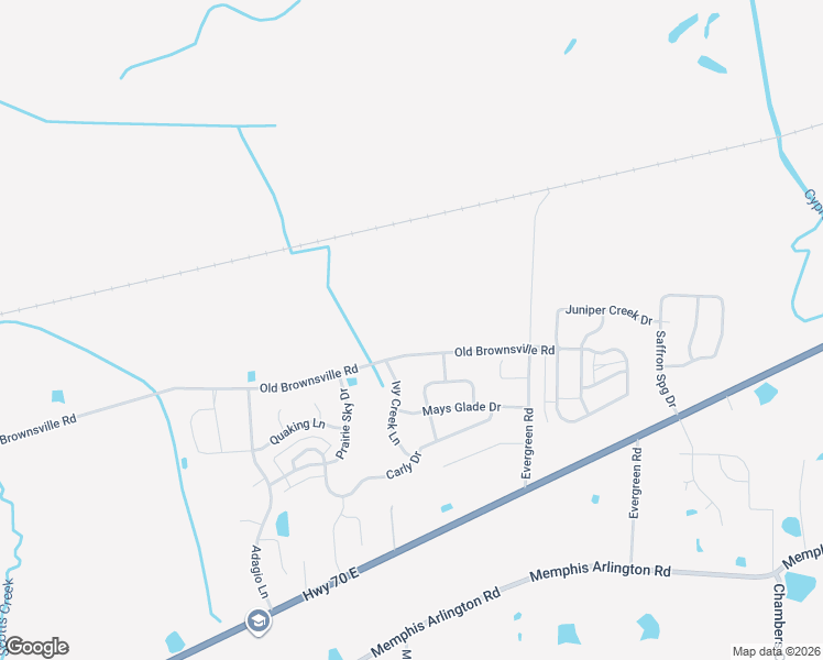 map of restaurants, bars, coffee shops, grocery stores, and more near 10114 Old Brownsville Road in Arlington
