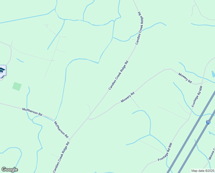 map of restaurants, bars, coffee shops, grocery stores, and more near 7287 Candies Creek Ridge Road in Charleston
