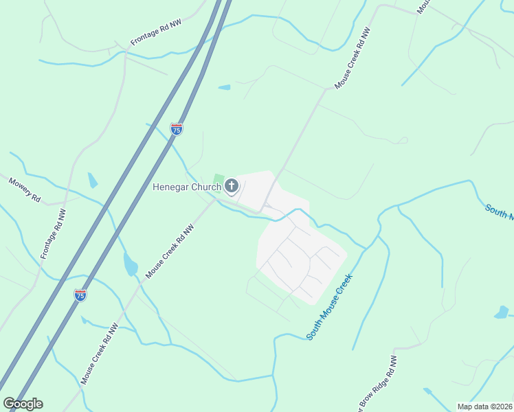 map of restaurants, bars, coffee shops, grocery stores, and more near 7509 Mouse Creek Road Northwest in Cleveland