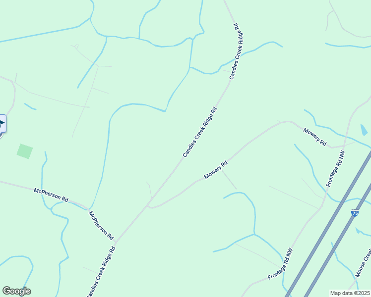 map of restaurants, bars, coffee shops, grocery stores, and more near 7287 Candies Creek Ridge Road in Charleston