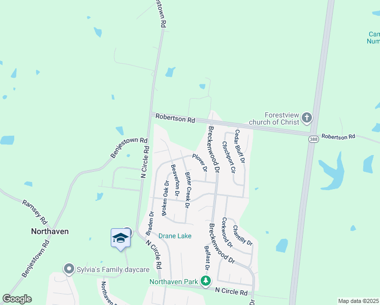 map of restaurants, bars, coffee shops, grocery stores, and more near 5357 Barta Drive in Memphis