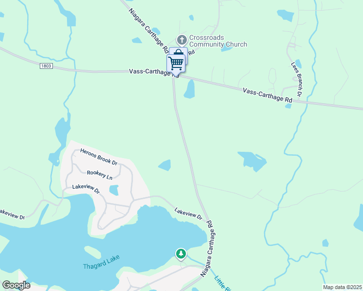 map of restaurants, bars, coffee shops, grocery stores, and more near 2668 Niagara Carthage Road in Carthage