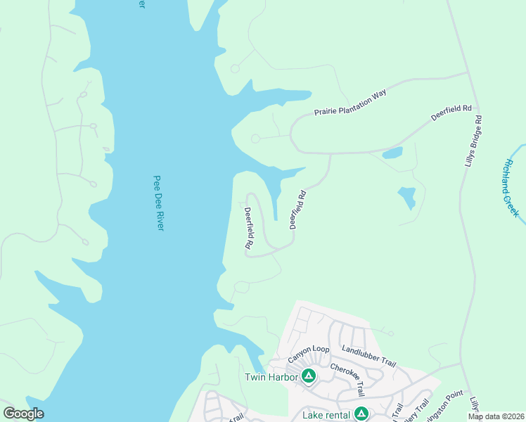 map of restaurants, bars, coffee shops, grocery stores, and more near 534 Deerfield Road in Mount Gilead