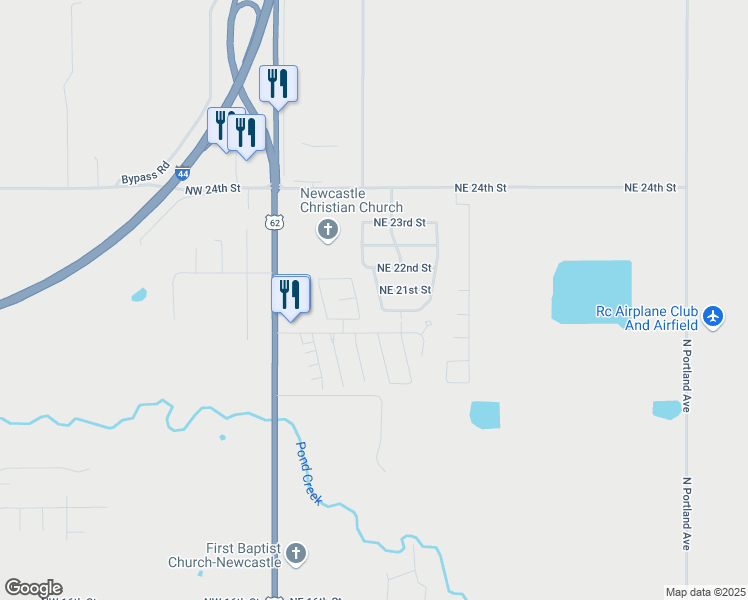 map of restaurants, bars, coffee shops, grocery stores, and more near 2047 Bradford Place in Newcastle