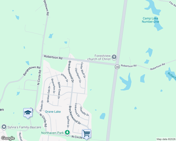 map of restaurants, bars, coffee shops, grocery stores, and more near 5368 Cornstalk Cove in Memphis