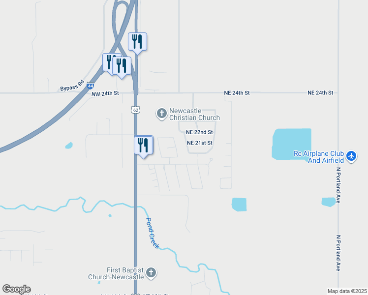 map of restaurants, bars, coffee shops, grocery stores, and more near 2047 Bradford Place in Newcastle
