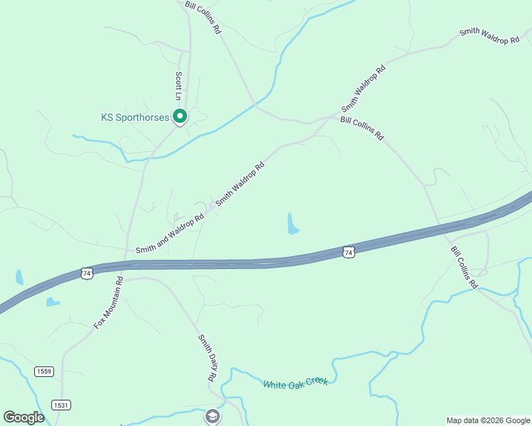 map of restaurants, bars, coffee shops, grocery stores, and more near in Mill Spring