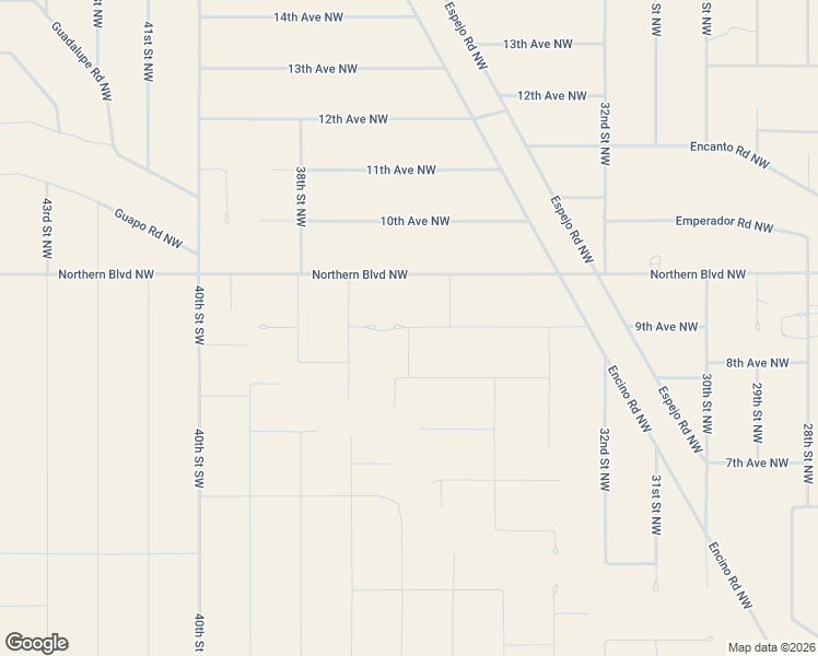 map of restaurants, bars, coffee shops, grocery stores, and more near 36th Street Northwest in Rio Rancho