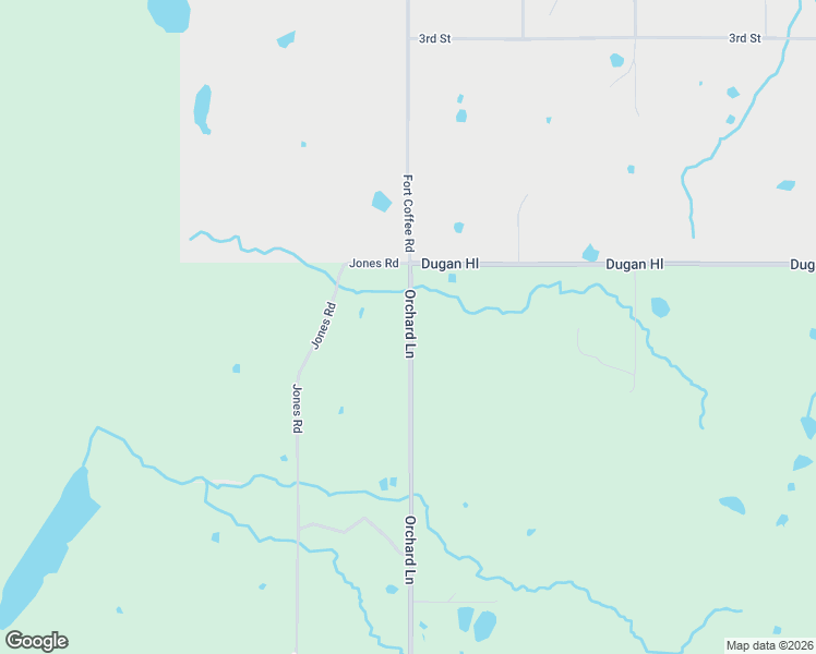 map of restaurants, bars, coffee shops, grocery stores, and more near 17141 Orchard Lane in Spiro