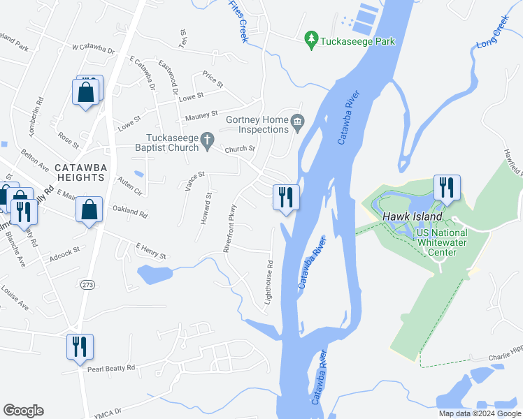 map of restaurants, bars, coffee shops, grocery stores, and more near 125 Huckleberry Lane in Mount Holly
