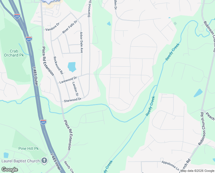 map of restaurants, bars, coffee shops, grocery stores, and more near 10352 Black Locust Lane in Charlotte