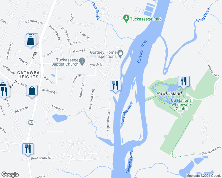 map of restaurants, bars, coffee shops, grocery stores, and more near 125 Huckleberry Lane in Mount Holly