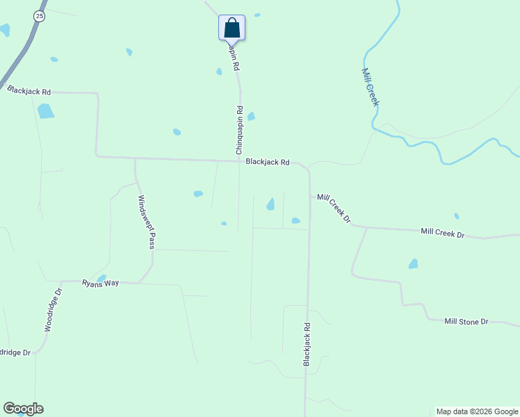 map of restaurants, bars, coffee shops, grocery stores, and more near 118 Blackjack Road in Greenbrier