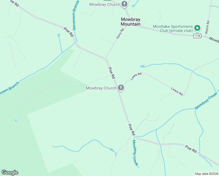 map of restaurants, bars, coffee shops, grocery stores, and more near 2216 Poe Road in Soddy-Daisy