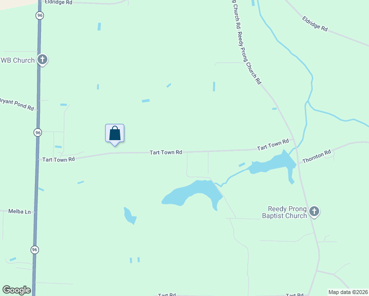 map of restaurants, bars, coffee shops, grocery stores, and more near 599 Tart Town Road in Dunn