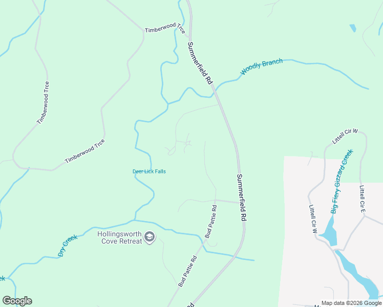 map of restaurants, bars, coffee shops, grocery stores, and more near 1559 Summerfield Road in Tracy City