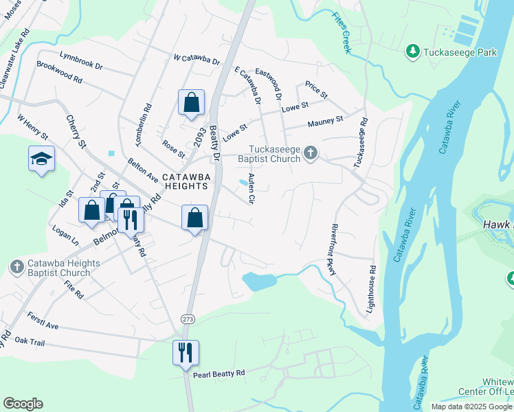 map of restaurants, bars, coffee shops, grocery stores, and more near 216 Auten Circle in Mount Holly