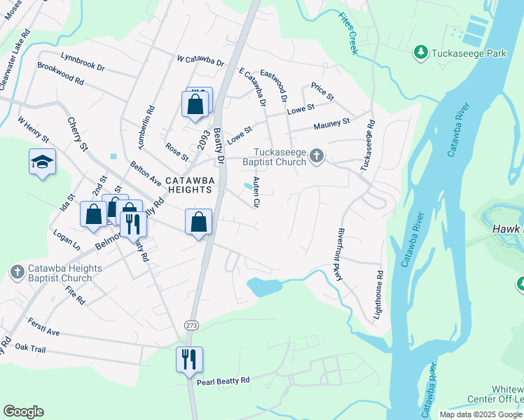 map of restaurants, bars, coffee shops, grocery stores, and more near 216 Auten Circle in Mount Holly