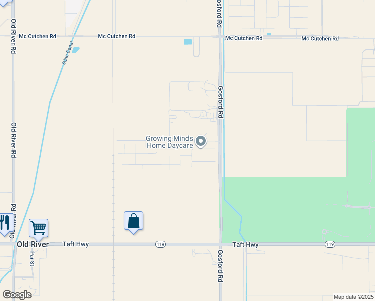map of restaurants, bars, coffee shops, grocery stores, and more near 8859 Henry Road in Bakersfield