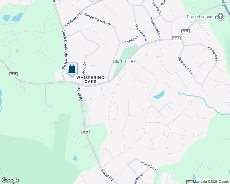 map of restaurants, bars, coffee shops, grocery stores, and more near 4505 Rocky River Road in Charlotte