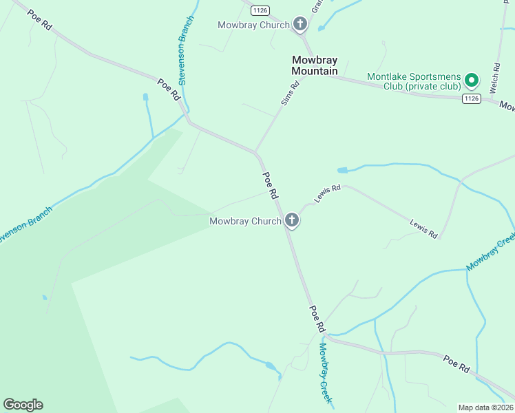 map of restaurants, bars, coffee shops, grocery stores, and more near 2216 Poe Road in Soddy-Daisy
