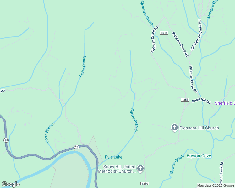 map of restaurants, bars, coffee shops, grocery stores, and more near 414 Red Oak Road in Franklin