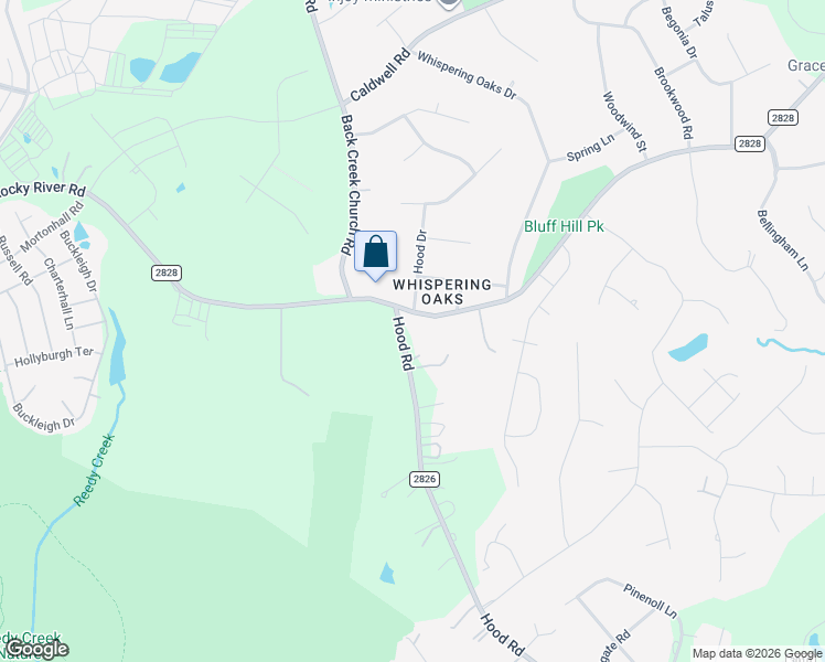 map of restaurants, bars, coffee shops, grocery stores, and more near in Charlotte