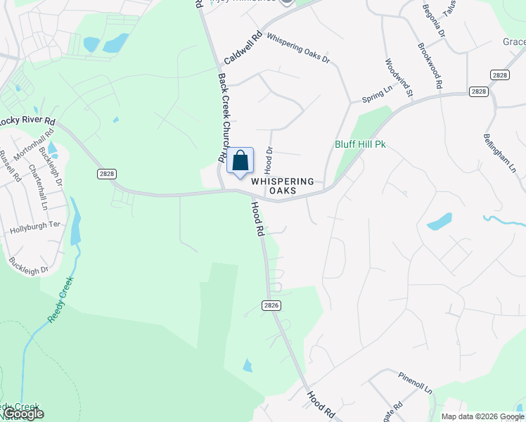 map of restaurants, bars, coffee shops, grocery stores, and more near in Charlotte