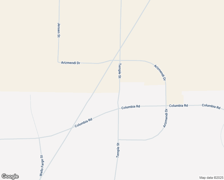 map of restaurants, bars, coffee shops, grocery stores, and more near Temple Street in California City