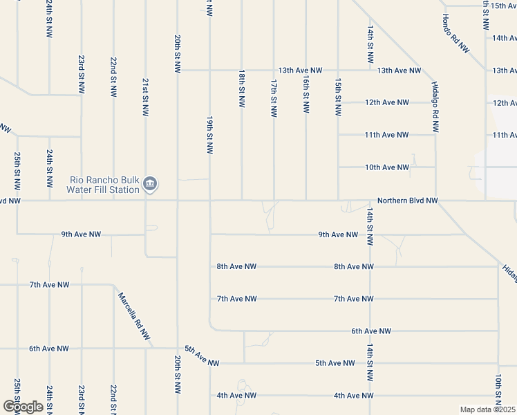 map of restaurants, bars, coffee shops, grocery stores, and more near 1708 Northern Boulevard Northwest in Rio Rancho
