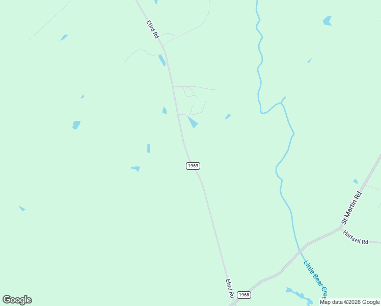 map of restaurants, bars, coffee shops, grocery stores, and more near 17527 Efird Road in Albemarle