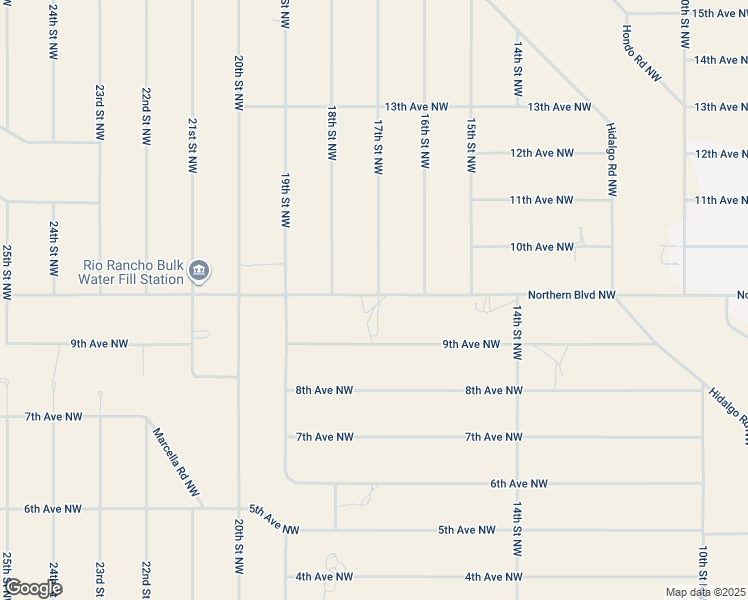 map of restaurants, bars, coffee shops, grocery stores, and more near 1708 Northern Boulevard Northwest in Rio Rancho