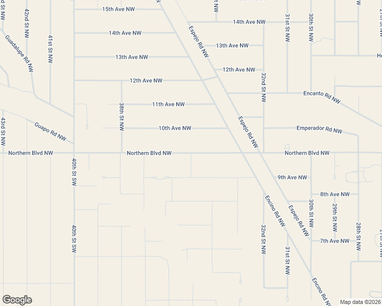 map of restaurants, bars, coffee shops, grocery stores, and more near 35th Street Northwest in Rio Rancho