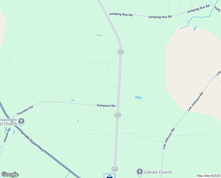 map of restaurants, bars, coffee shops, grocery stores, and more near 75 Garland Way in Dunn