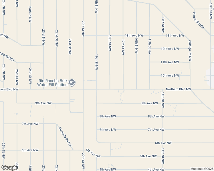 map of restaurants, bars, coffee shops, grocery stores, and more near 813 18th Street Northwest in Rio Rancho