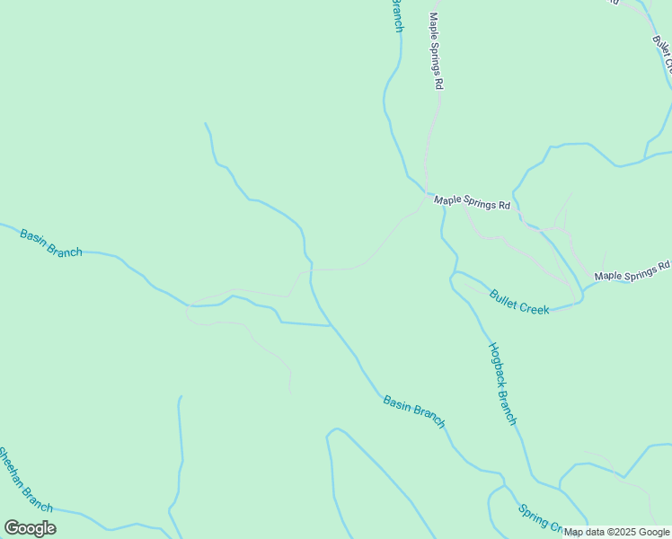 map of restaurants, bars, coffee shops, grocery stores, and more near 599 Basin Creek Road in Reliance
