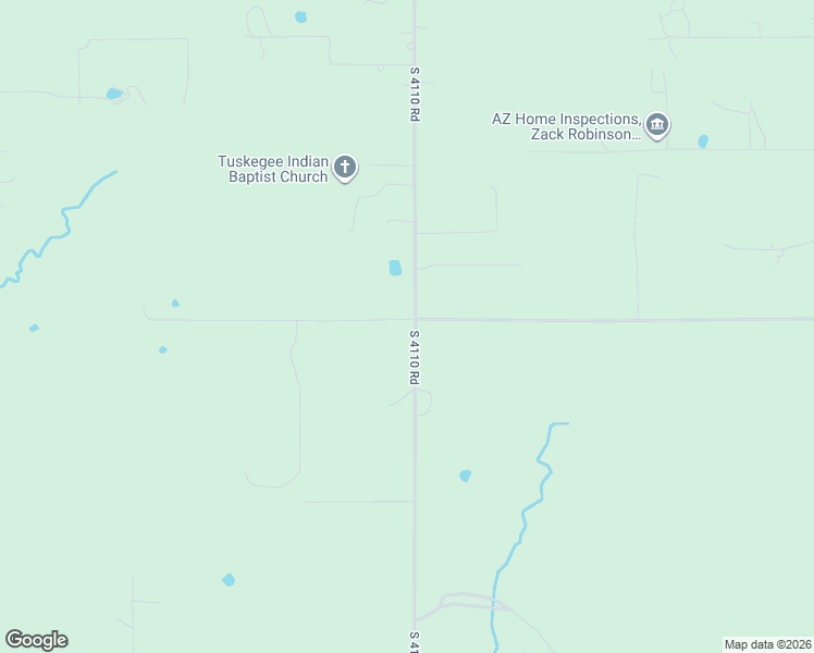 map of restaurants, bars, coffee shops, grocery stores, and more near 119950 South 4110 Road in Eufaula