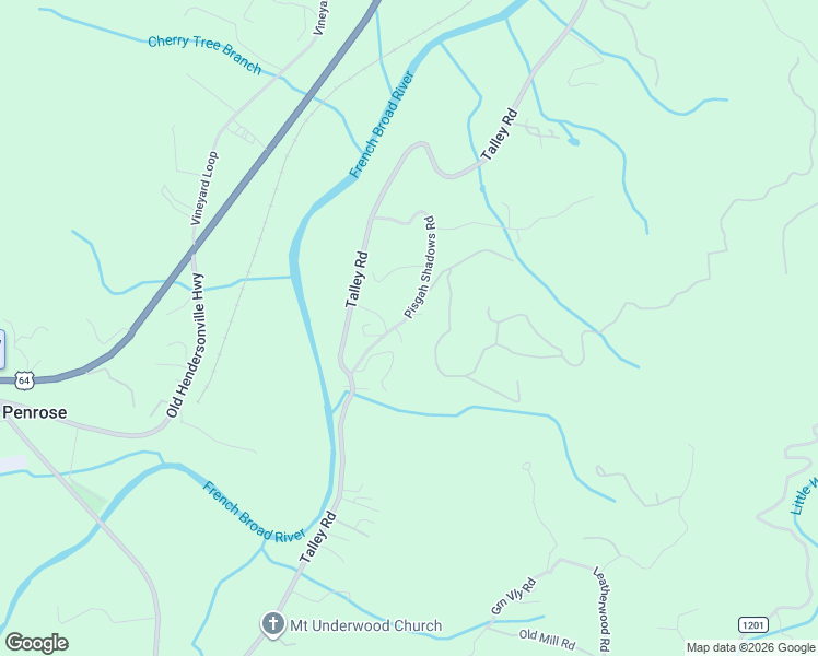 map of restaurants, bars, coffee shops, grocery stores, and more near 155 Pisgah Shadows Road in Hendersonville