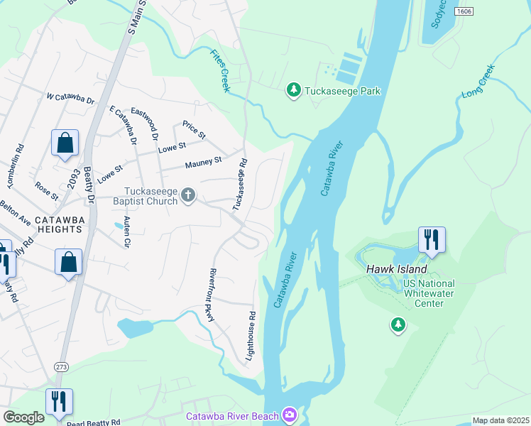 map of restaurants, bars, coffee shops, grocery stores, and more near 112 Tom Sawyer Lane in Mount Holly