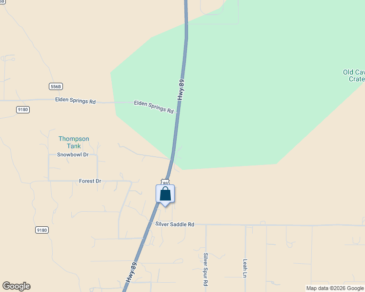 map of restaurants, bars, coffee shops, grocery stores, and more near 5855 Glenwood Trail in Flagstaff