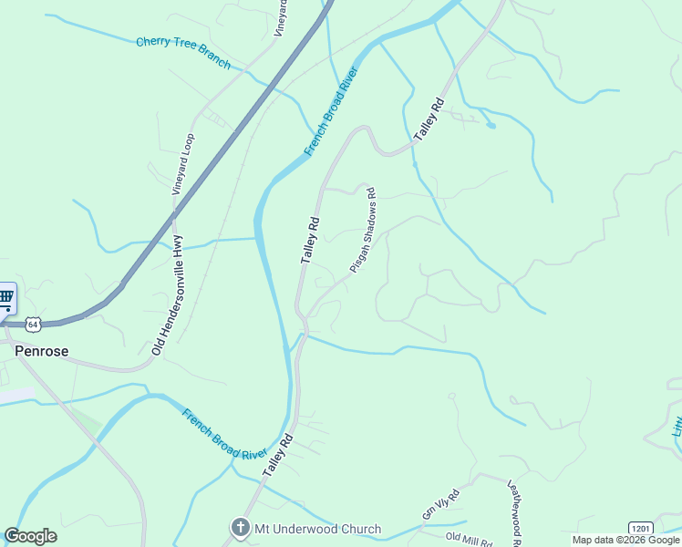 map of restaurants, bars, coffee shops, grocery stores, and more near 155 Pisgah Shadows Road in Hendersonville