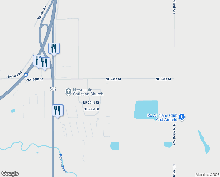 map of restaurants, bars, coffee shops, grocery stores, and more near 2275 Bradford Circle in Newcastle