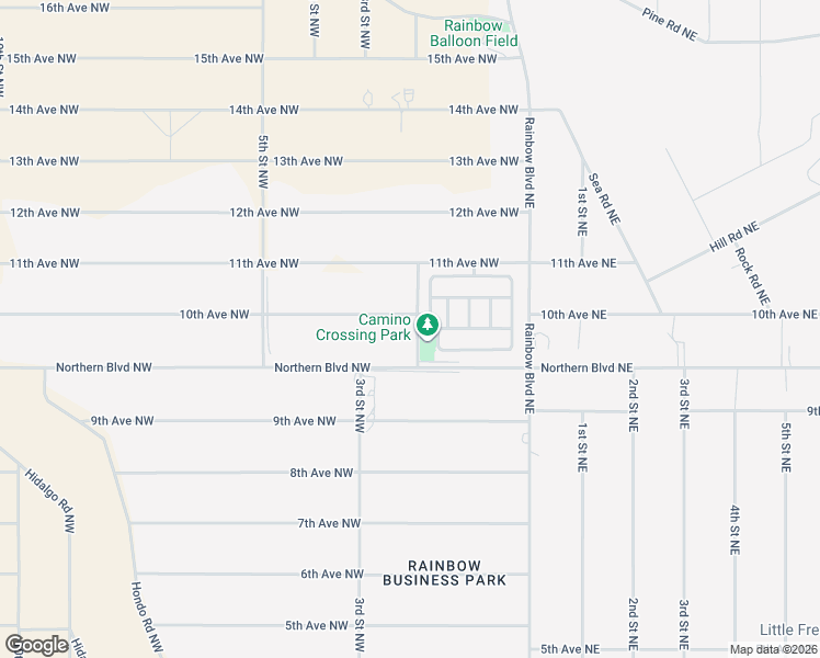 map of restaurants, bars, coffee shops, grocery stores, and more near 200 10th Avenue Northwest in Rio Rancho