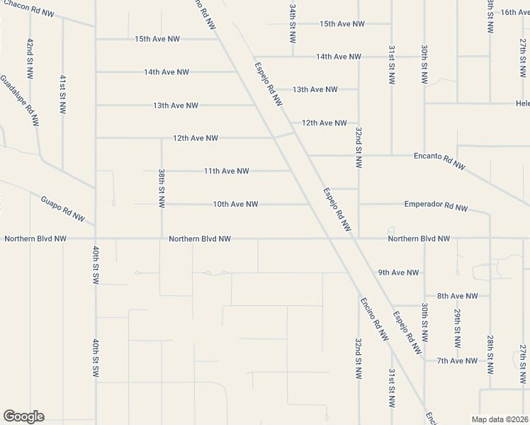 map of restaurants, bars, coffee shops, grocery stores, and more near 3418 10th Avenue Northwest in Rio Rancho