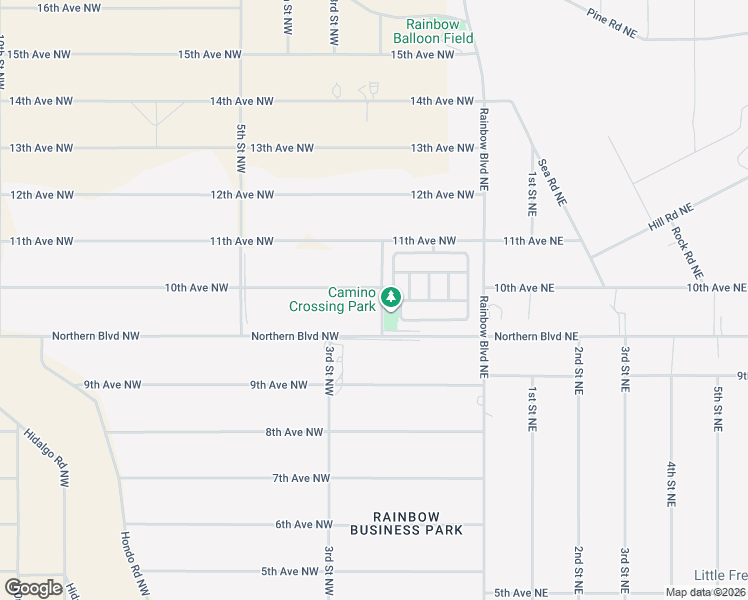 map of restaurants, bars, coffee shops, grocery stores, and more near 200 10th Avenue Northwest in Rio Rancho