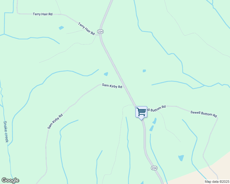 map of restaurants, bars, coffee shops, grocery stores, and more near 48 Sam Kirby Road in Adamsville