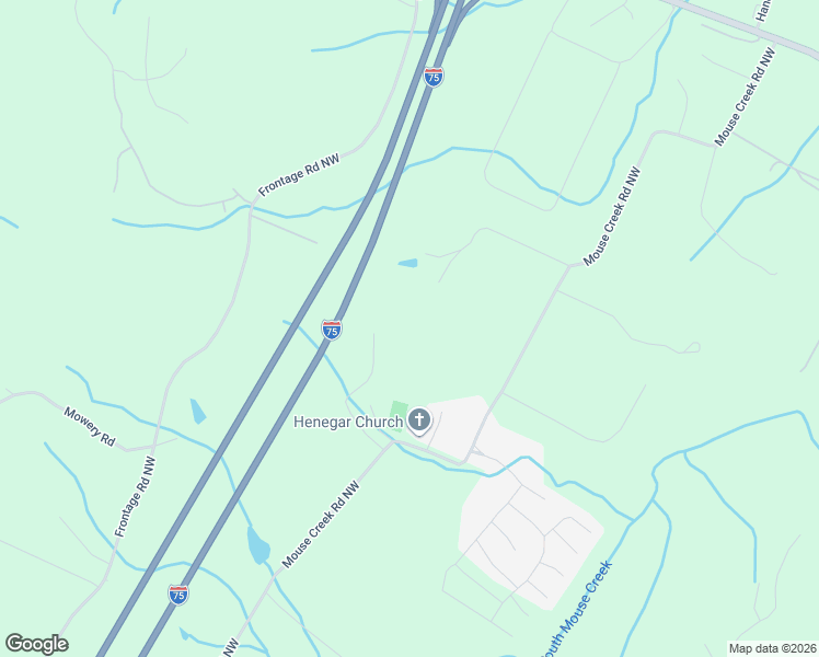 map of restaurants, bars, coffee shops, grocery stores, and more near 180 HENEGAR FARMS DR NW in Bradley County