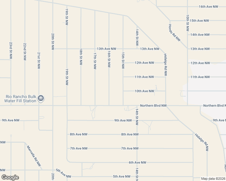 map of restaurants, bars, coffee shops, grocery stores, and more near 1009 15th Street Northwest in Rio Rancho