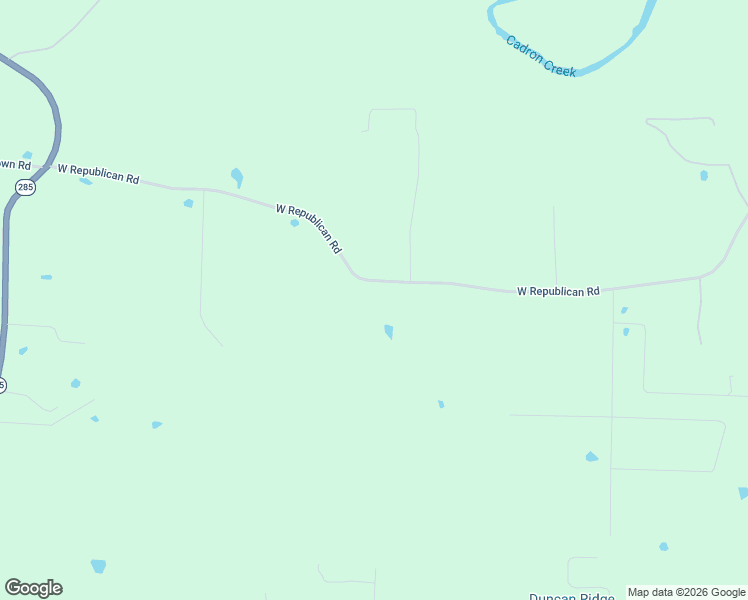 map of restaurants, bars, coffee shops, grocery stores, and more near 613 West Republican Road in Greenbrier