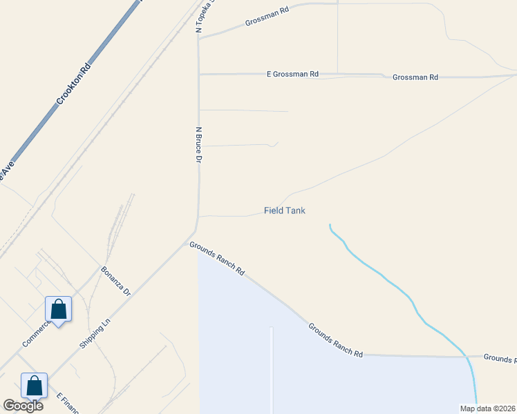 map of restaurants, bars, coffee shops, grocery stores, and more near 5114 East Gilbert Road in Kingman